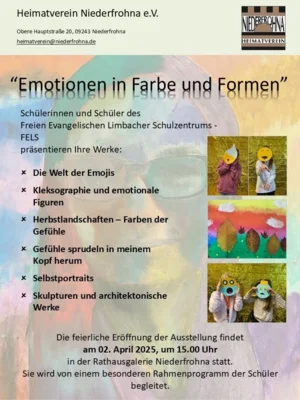Emotionen in Farbe und Formen - Ausstellungseröffnung in der Rathausgalerie (Bild vergr&ouml;&szlig;ern)