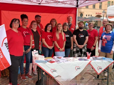 Gemeinsam Haltung gezeigt – AWO beim „Fest für Demokratie“ in Wittenberg (Bild vergr&ouml;&szlig;ern)
