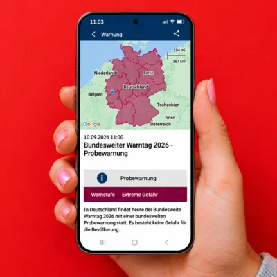 Bundesweiter Warntag am 10.09.2026, 11.00 Uhr