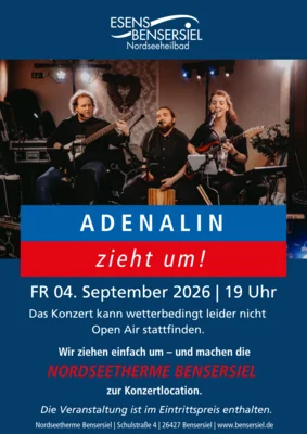 Am 04.09 - Konzert mit Adenalin in der Nordseetherme (Bild vergr&ouml;&szlig;ern)