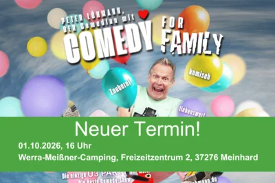 Die Familienshow mit Peter Löhmann wird auf den 1. Oktober 2026 verschoben. (Bild vergr&ouml;&szlig;ern)