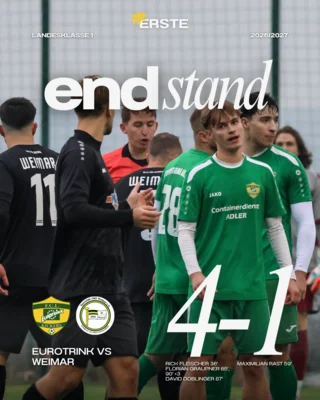 Meldung: Kickers setzen Ausrufezeichen: 4:1 gegen Weimar