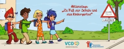 Meldung: Zur Fuß zur Schule