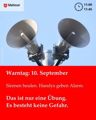 Meldung: Bundesweiter Warntag am 10.09.2026