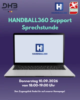 Support-Sprechstunden für Handball360 (Bild vergr&ouml;&szlig;ern)