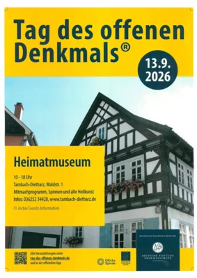 13.09.2026 Tag des offenen Denkmals im Heimatmuseum (Bild vergr&ouml;&szlig;ern)
