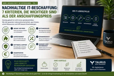 Meldung: Nachhaltige IT-Beschaffung: 7 Kriterien, die wichtiger sind als der Anschaffungspreis