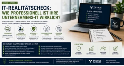 Meldung: IT-Realitätscheck: Wie professionell ist Ihre Unternehmens-IT wirklich?