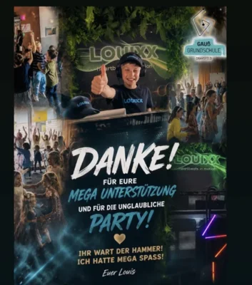 Schuldisco an der Gaußschule – ein Abend voller Musik, Spaß und guter Laune!