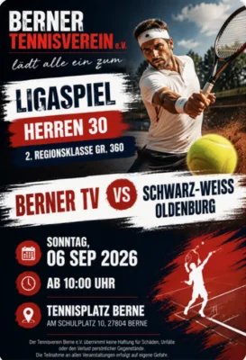 Herren Ü30 kämpfen um Platz 3 (Bild vergr&ouml;&szlig;ern)
