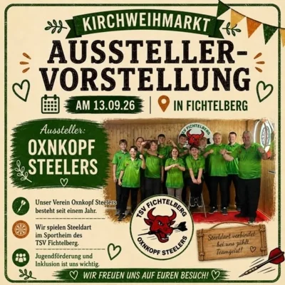 Aussteller bei der Kirchweih - Oxnkopf Steelers