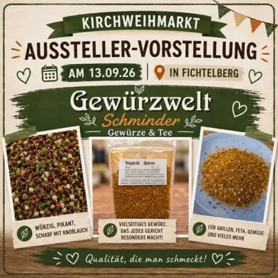 Aussteller bei der Kirchweih - Gewürzwelt Schminder