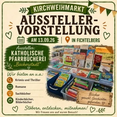 Aussteller bei der Kirchweih - Katholische Pfarrbücherei "Bücherstadl"