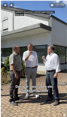 Bürgermeister werben für den Eltviller Tisch (Bild vergr&ouml;&szlig;ern)