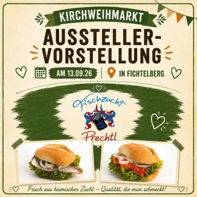 Aussteller bei der Kirchweih - Fischzucht Prechtl