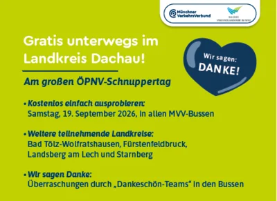 Kostenloser ÖPNV-Schnuppertag am 19. September 2026