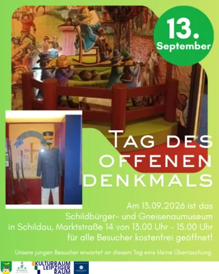 Tag des offenen Denkmals - 13.09.2026 im Schildbürgermuseum Schildau