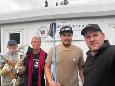 Uwe Meinke, Jörg Richter, René Bever und Tom Rogall beim zweiten Termin (v.l.n.r.) (Bild vergr&ouml;&szlig;ern)