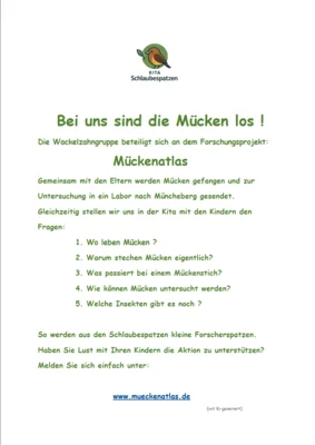Forschungsprojekt Kita "Schlaubespatzen" (Bild vergr&ouml;&szlig;ern)
