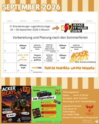 September Ausgabe 2026 Jugendtreff Phoenix (Bild vergr&ouml;&szlig;ern)