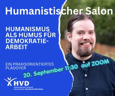 Humanismus als Humus der Demokratie - Humanistischer Salon am 20.09. (Bild vergr&ouml;&szlig;ern)