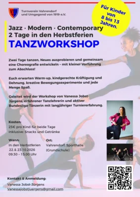 Tanzworkshop Herbstferien