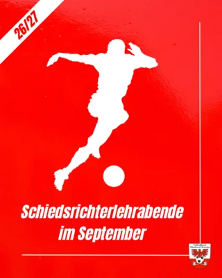 Schiedsrichterlehrabende im September (Bild vergr&ouml;&szlig;ern)