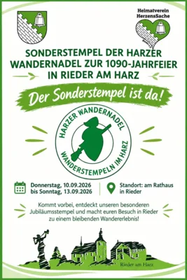 Sonderstempel der Harzer Wandernadel