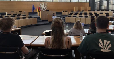 11. Landestreffen von „Schule ohne Rassismus – Schule mit Courage“ im Thüringer Landtag (Bild vergr&ouml;&szlig;ern)