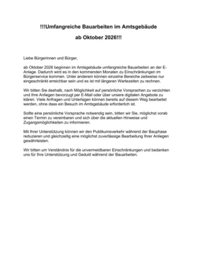 Bauarbeiten ab Oktober-2026