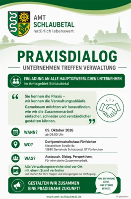 Praxisdialog - Unternehmen treffen Verwaltung am 09.10.2026 (Bild vergr&ouml;&szlig;ern)