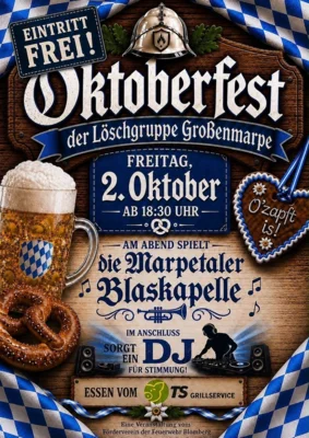 Oktoberfest in Großenmarpe am 02.10.2026 (Bild vergr&ouml;&szlig;ern)