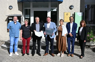 Fördermittelübergabe für gemeindeübergreifendes Projekt im Osterzgebirge (Bild vergr&ouml;&szlig;ern)