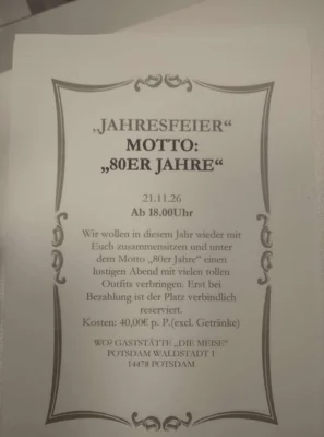 21.11.26 - Jahresfeier 2026 "80er Jahre" (Bild vergr&ouml;&szlig;ern)
