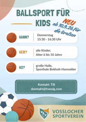 Flyer zum Ballsport für Kids (Bild vergr&ouml;&szlig;ern)