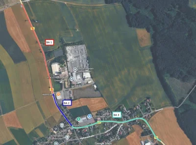 Vollsperrung Rochlitzer Straße B 107 Diethensdorf