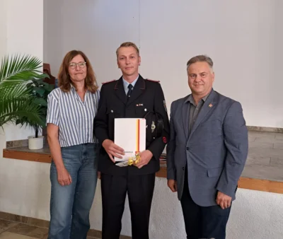 Ernennung zum Zugführer für die Feuerwehr der Stadt Mansfeld
