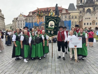 Foto zur Meldung: Salzfurtkapelle zu Gast beim Internationalen Folklorefestival in Prag