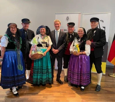 Foto zur Meldung: Besuch in der Belgischen Botschaft in Berlin