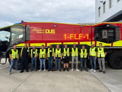 Ausflug zur Flughafenfeuerwehr Düsseldorf (Bild vergr&ouml;&szlig;ern)