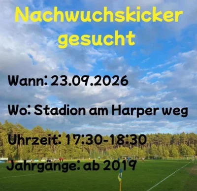 📣 Nachwachskicker gesucht!  ⚽ Der SV sucht Verstärkung für den Nachwuchs! (Bild vergr&ouml;&szlig;ern)
