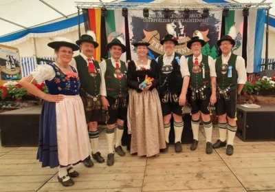 Foto zur Meldung: Berliner Bayern beim Deutschen Trachtenfest in Bruck