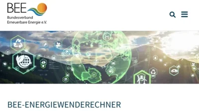 BEE-Energiewenderechner vorgestellt