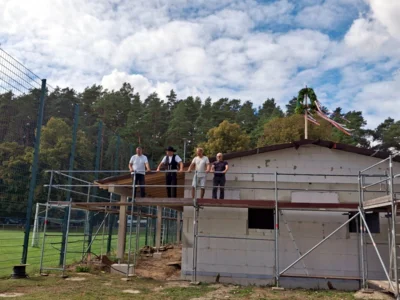 Richtfest im Sportlerheim Gielow