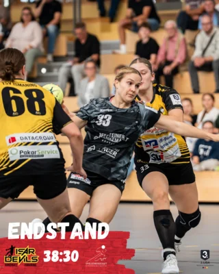 Damen 1 - Saisonauftakt endet mit 38:30-Niederlage
