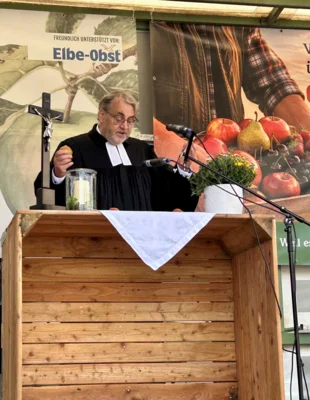 Tausende Besucher feiern das Altländer Apfelfest in Steinkirchen
