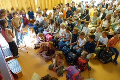 Einschulungsfeier an der Grundschule Ellenberg (Bild vergr&ouml;&szlig;ern)