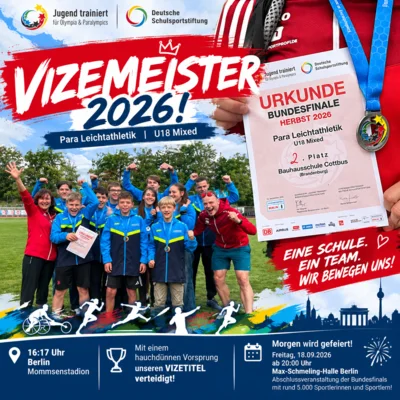 VIZEMEISTER! WIR HABEN ES WIEDER GESCHAFFT!