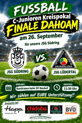 Kreispokal Finale C-Junioren (Bild vergr&ouml;&szlig;ern)