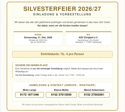 Karten für die Silvesterfeier (Bild vergr&ouml;&szlig;ern)